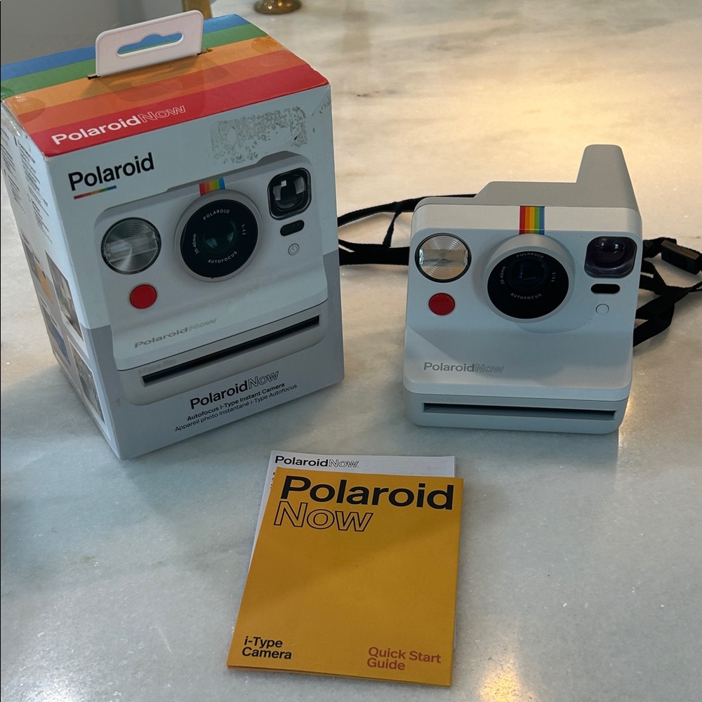 Polaroid Now Instant Camera Used Once! Like NEW